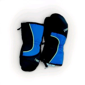 HEAD Junior Black Blue Small S 4-6 Boys Insulated Ski Mittens Winter Gloves - Picture 1 of 2