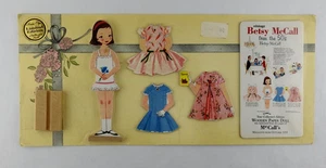 Vintage Betsy McCall Wooden Paper Doll Set New Sealed Bethanny Farms 50s Style - Picture 1 of 8