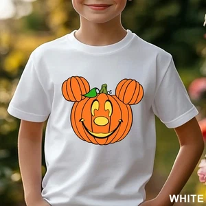 Mickey Kürbisse Kopf Halloween Shirt, Mickey Spooky Season Halloween, 203580 - Bild 1 von 18