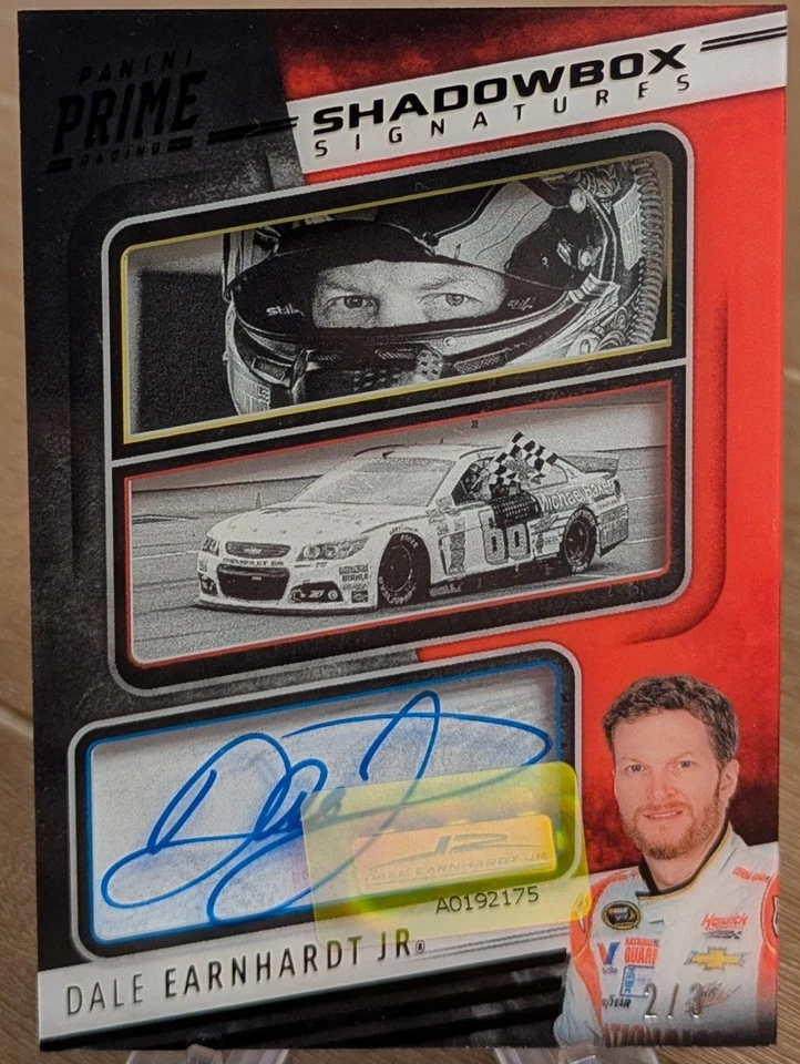 2019 Prime Shadowbox Signatures Auto Black SSP 2/3 Dale Earnhardt Jr. - Image 1 of 1
