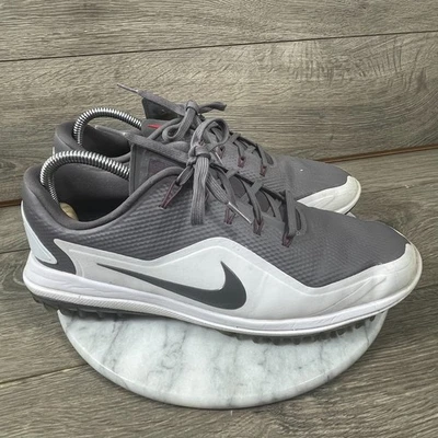 Nike Golf Shoes Mens 10 Gray White Lunar Control Vapor 2 899633 Spikeless Light - Image 1 of 4