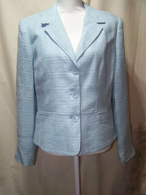 Blazer Oscar De La Renta Business Talla 14 Azul Foto 1 de 4