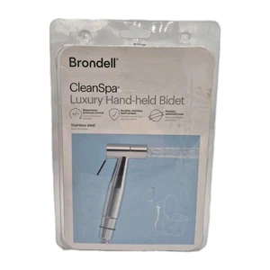 Brondell Bidet Manuale Argento 187418000676 - Manca Valvola a T e Supporto WC - Foto 1 di 3