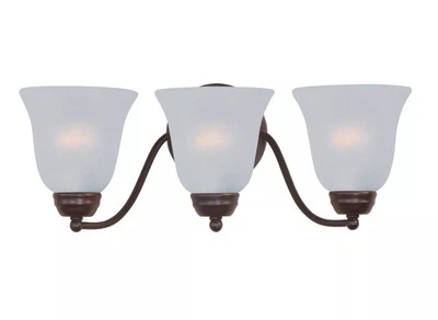 Luz de tocador de baño Maxim Lighting Basix 2122FTOI, bronce ligero frotado con aceite Foto 1 de 2