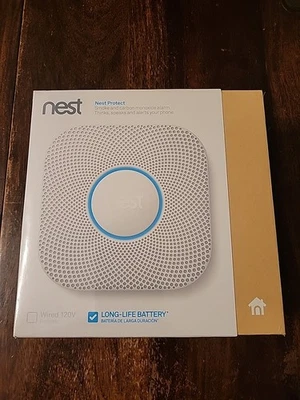 全新谷歌 Nest Protect 烟雾一氧化碳探测器 第 2 代 无线 密封  — 第 1/4 张图片