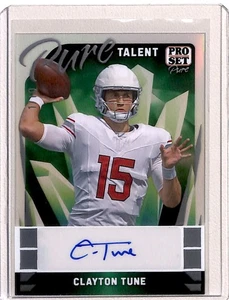 2023 Pro Set Pure Talent Clayton Tune RC Auto Houston Cougars #VIP-CT1 - Picture 1 of 2