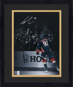 Framed Leo Carlsson Ducks Signed 16x20 Debut & 1st Goal Celebration Photo - Picture 1 of 1