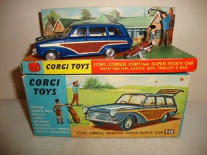 CORGI TOYS 440 FORD CONSUL CORTINA SUPER ESTATE CAR - EXCELLENT in original BOX - Picture 1 of 16