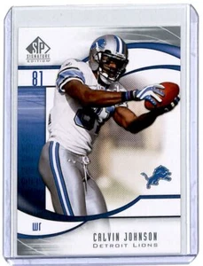 2009 Upper Deck SP Authentic Calvin Johnson Detroit Lions #98 - Picture 1 of 2