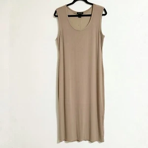 NEU Rachel Zoe geripptes Tank Kleid hellbraun Größe XL - Bild 1 von 8
