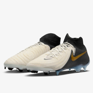 Nike Phantom Luna 2 Elite FG Soccer Cleat 'White/Gold' FJ2572-100 Size 11