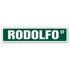 Signmission Ss-Rodolfo 4 X 18 In. Childrens Name Room Street Sign - Rodolfo