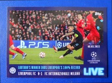 TOPPS CHAMPIONS LEAGUE LIVE 2021/22 2022 L59 FIGURE - LAUTARO MARTINEZ - INTER