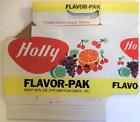 Vintage Unused Holly Flavor - Pak  8 - Pack  Carton for 16 Ounce Bottles