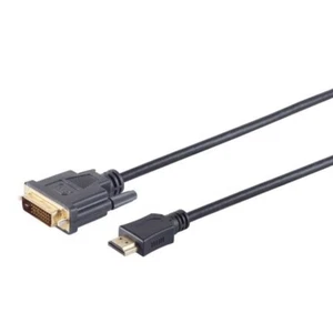 DVI Adapterkabel HDMI-A Stecker High Speed 24+1 Dual-Link Full HD 1080p 3 Meter - Bild 1 von 1