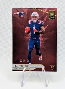 Jaylen Polk 2024 Donruss Elite Rookie Red Status Explosion SP Card /249 Patriots - Imagen 1 de 2
