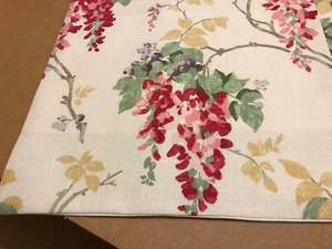 ONE HANDMADE REVERSIBLE CUSHION COVER IN LAURA ASHLEY WISTERIA FABRIC - Picture 1 of 2