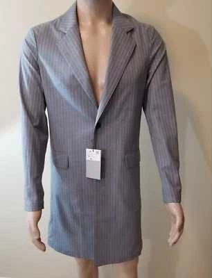  ZARA HOMBRE Hombre Vestido Chaqueta Gris Blanco Talla S Precio de venta sugerido por el fabricante 115 USD = 99,95 EUROS Foto 1 de 4