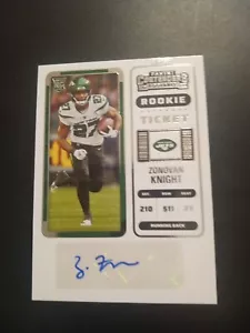 Zonovan Knight Rookie Auto RC - Picture 1 of 4