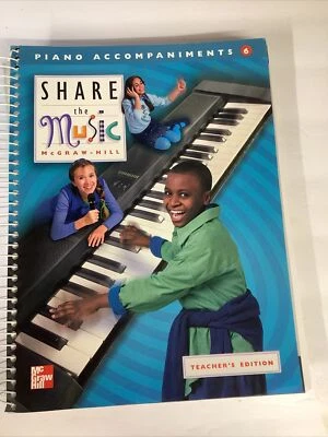 Share the Music Piano Accompaniments Teacher's Edition 6 Homeschool - Image 1 of 3