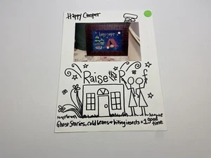 Raise The Roof Happy Camper Counted Cross Stitch Pattern - Picture 1 of 3