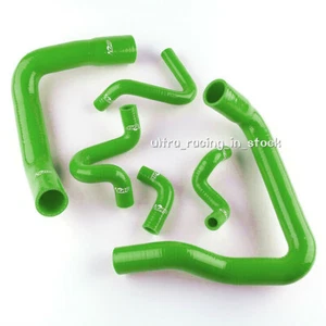 ZAP For FORD MUSTANG GT LX 5.0 V8 87-93 Radiator Silicone Coolant Hose Green NEW - Foto 1 di 8