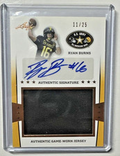 2013 Leaf US Army All-American Bowl Jersey Bronze #JA-RB1 Ryan Burns #11/25