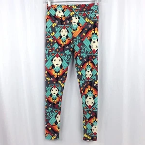 LulaRoe Disney Pocahontas OS Aztec Colorful Butter Soft Leggings - Picture 1 of 7