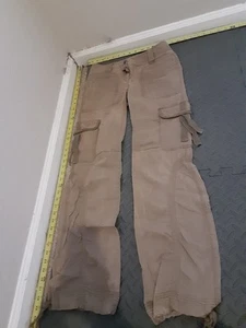 INC International Concepts Pants Size 2 Beige Cargo #S165 - Picture 1 of 5