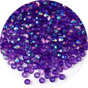 4500 Pcs SS12 3mm AB Flatback Rhinestones for Nails Art Crafts Transparent - Picture 1 of 7