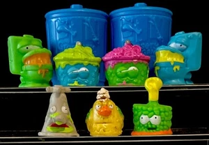 The Grossery Gang ALL BARF ROOM SUPPLY 7 personaggi con 2 bidoni della spazzatura serie 3 - Foto 1 di 15