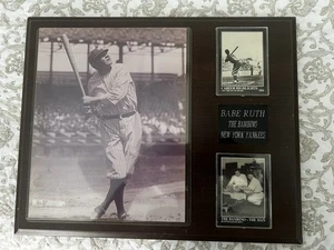 12x15 BABE RUTH NEW YORK YANKEES FRAMED PHOTO, WALL PLAQUE Cards - Picture 1 of 2
