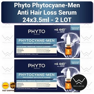 Phyto Phytocyane-Men Anti Hair Loss Serum 12x3.5ml - 2 LOT - Picture 1 of 2