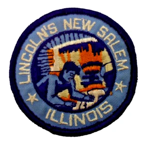 Vintage B&B Trailblazer Emblems Illinois Lincoln's New Salem Patch - Picture 1 of 3