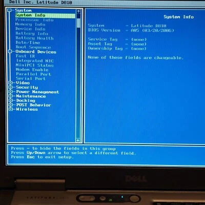 Dell Latitude D810 Motherboard *** Motherboard Only Spare Part *** - Image 1 of 3