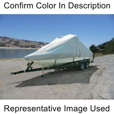 Cubierta sobre la torre Carver 97120S-11 20' 6" x 102" para casco en V Runabout Foto 1 de 3
