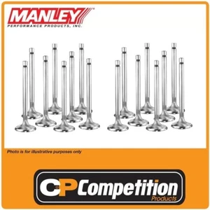 MANLEY PERFORMANCE RACE MASTER S/S VALVE SET (16) FORD COYOTE 31MM / 4.274" BEAD - Picture 1 of 1