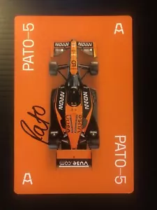 2022 Autographed Indycar Info Picture Card Pato O'Ward #5 Team Arrow Auto Chevy - Picture 1 of 3