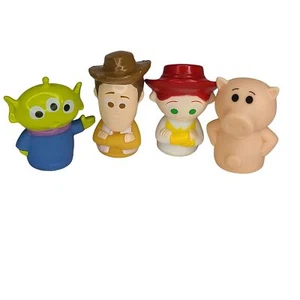 Disney Pixar 4er Set Toy Story Fingerpuppen Woody Jessie Hamm Alien - Bild 1 von 9
