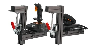 Adjustable J- Desk Mount for Joystick & Throttle – Flight Sim Game Ready - Image 1 of 4