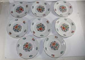 Europa Imari 31 Fine Porcelain 7.5" Salad Plates Czechoslovakia 8 Pieces - Picture 1 of 7