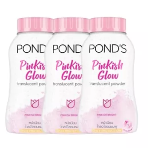 3 x 50g Pond's Pinkish Glow Bright Translucent Powder UV Protection Gluta Boost - Picture 1 of 6