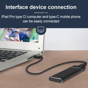 M.2 NGFF To USB3.0 SSD Enclosure (M+B)/B Key for 2230/2242/2260/2280 (Black) UK - Bild 1 von 7