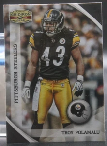 Troy Polamalu (Steelers/USC Trojans) - 2010 Panini Gridiron Gear #121 - Picture 1 of 1