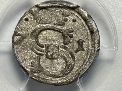 Zygmunt III Vaza, Denar Kraków 1621 (R4) - Image 1 of 4