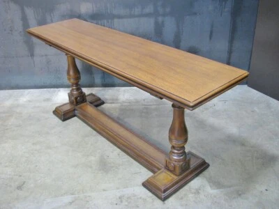 Mesa consola Henredon vintage única; se abre en mesa para servir o buffet Foto 1 de 4