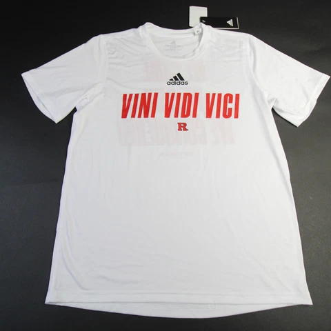 Rutgers Scarlet Knights adidas Creator Short Sleeve Shirt Men's White New Cover