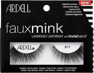 ARDELL FAUX MINK LIGHTWEIGHT FALSE EYE LASHES INVISIBAND - BLACK (811) - Picture 1 of 1