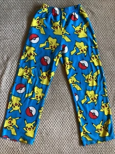 Pokemon Pikachu Boys Soft Sleepwear Pants Size 8 - Picture 1 of 6