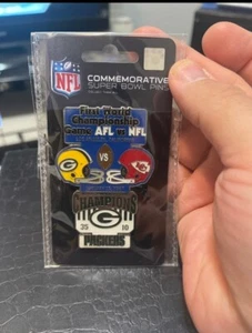 Super Bowl 1 “THE FIRST SUPER BOWL” PIN.  AFL VS NFL. 2” - Picture 1 of 2